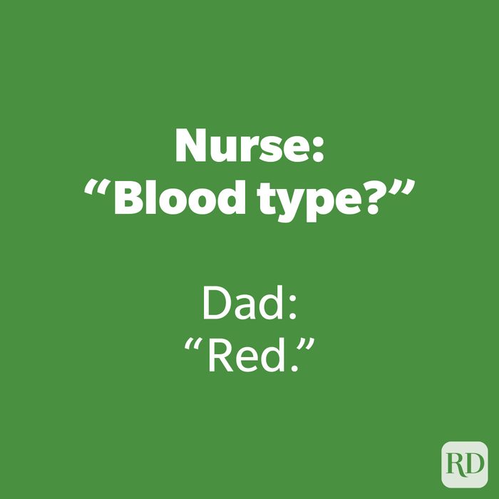 Nurse: Blood type?