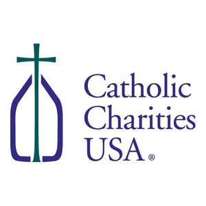 A cross design stands next to the text 