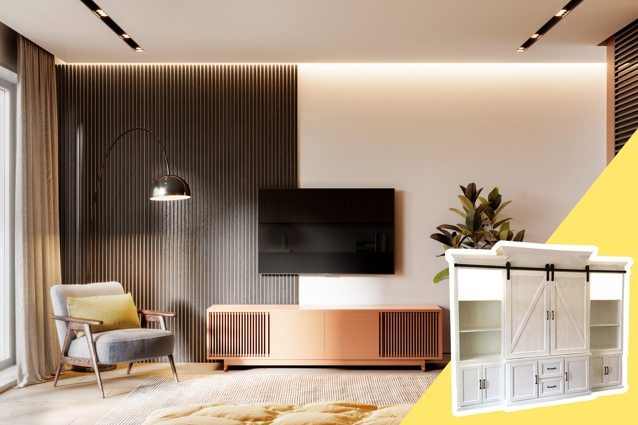 tv in the bedroom