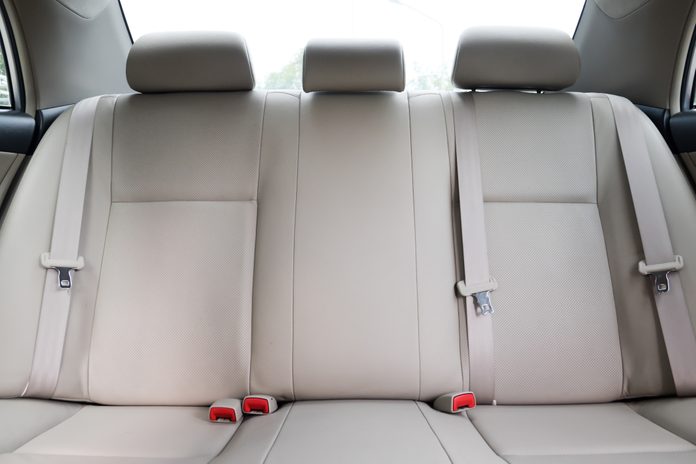 car back seat monitoring
