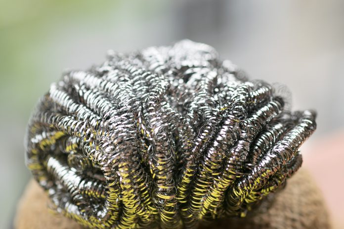 Steel wool wire or metal sponge