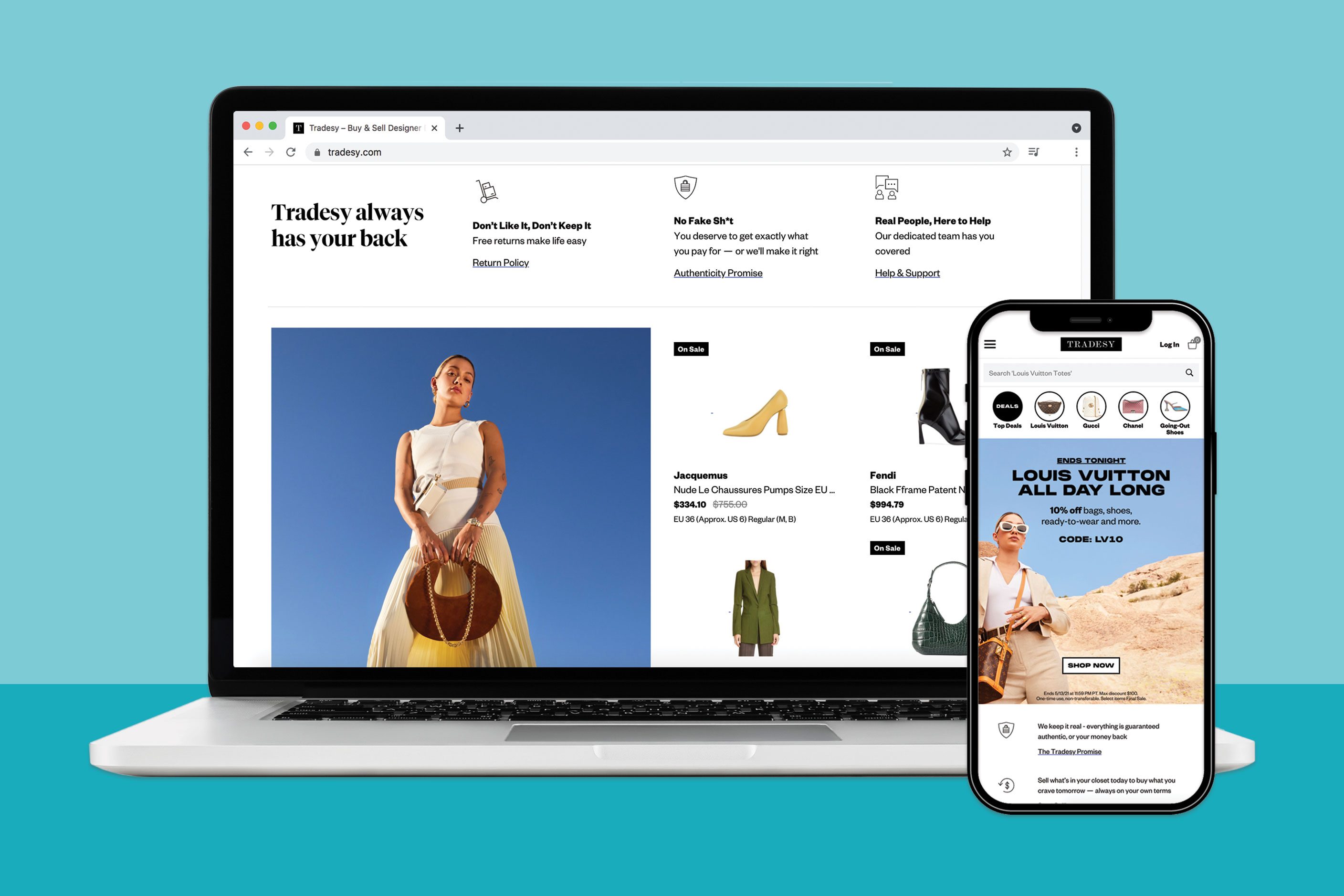 Tradesy clothes resale