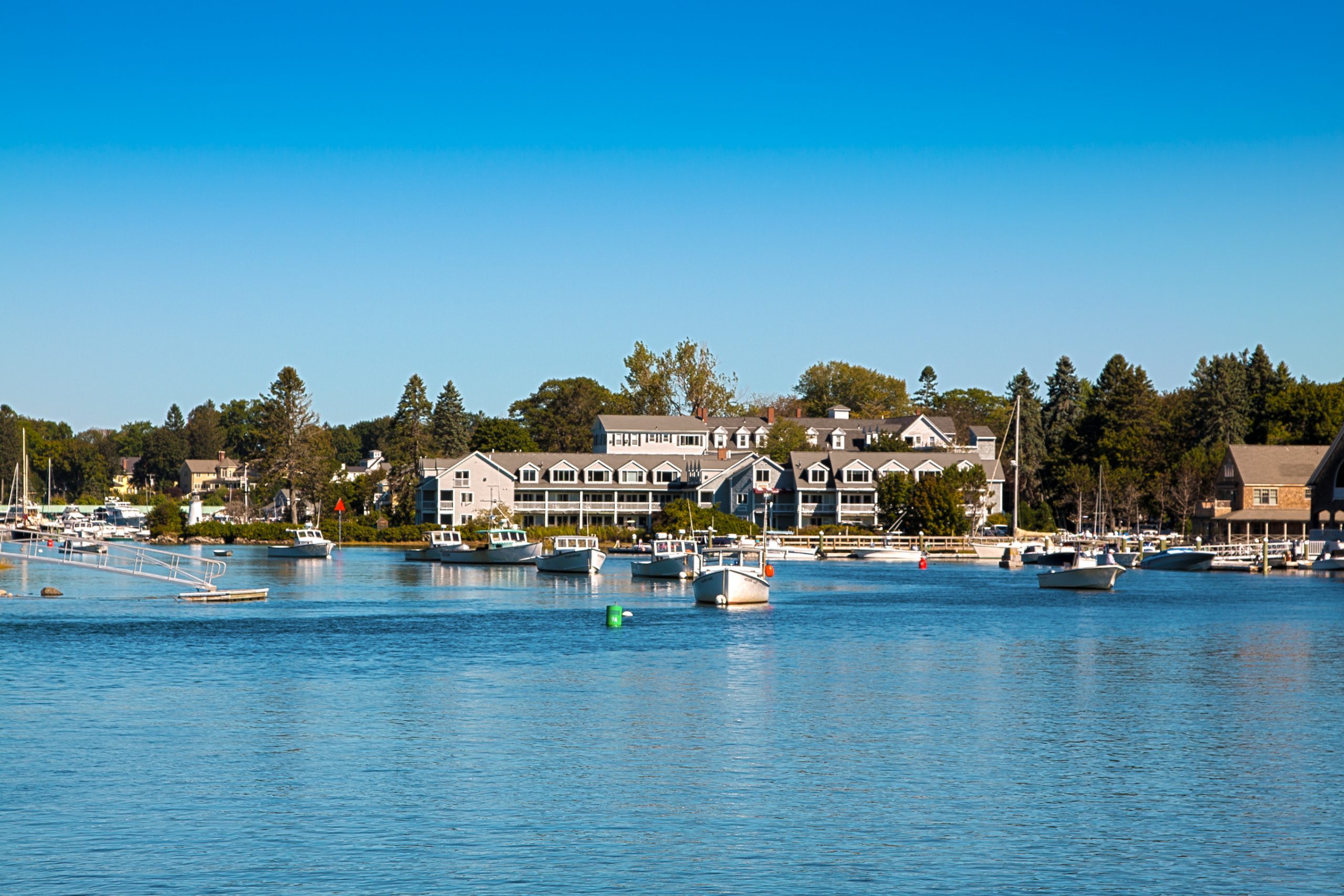 Marina in Kennebunkport, Maine.