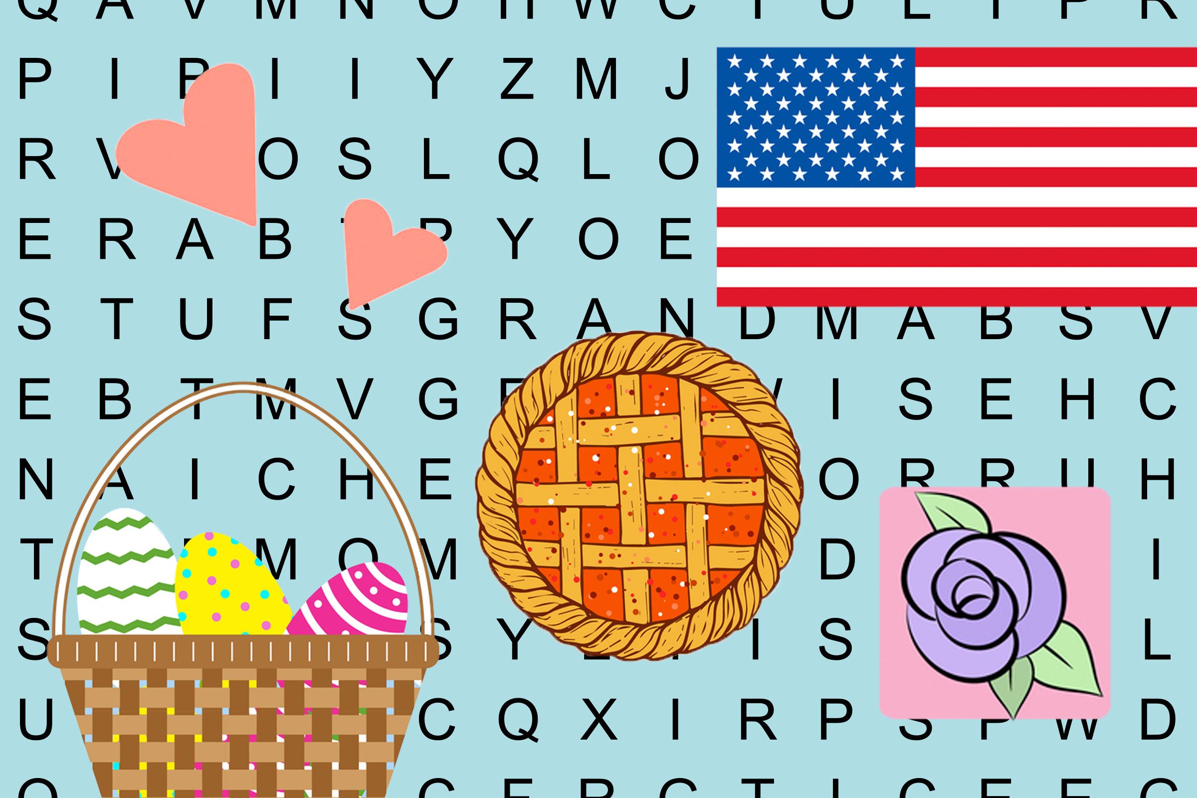 24 Free Holiday Word Searches