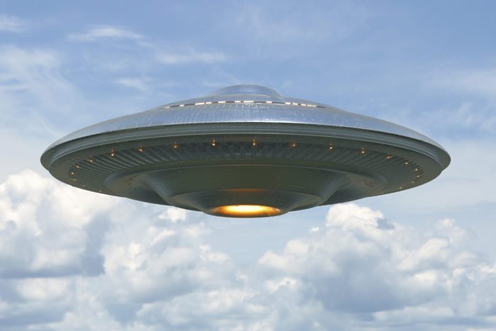 Unidentified flying object, likely carrying aliens