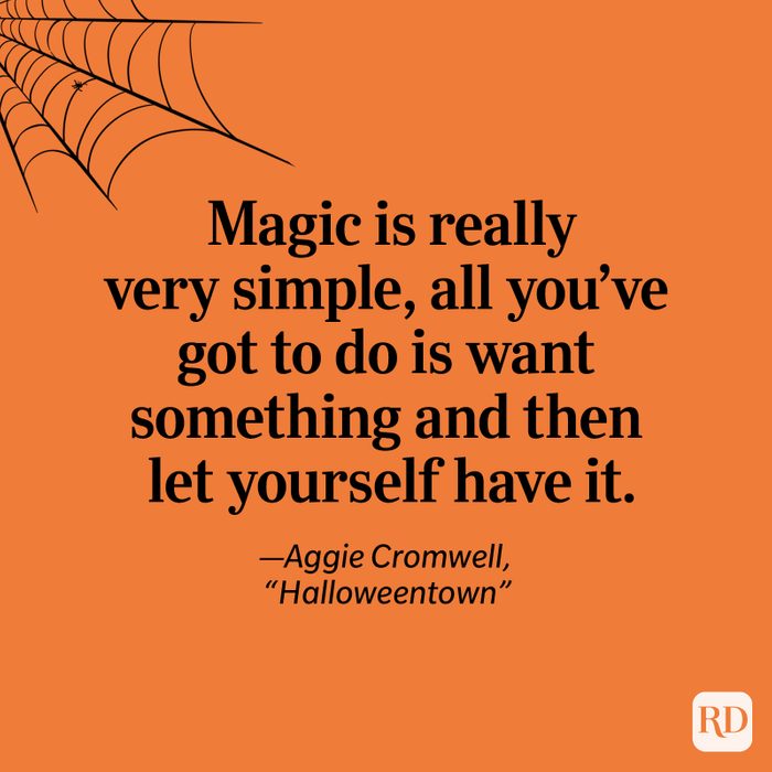 Aggie Cromwell, "Halloweentown" quote