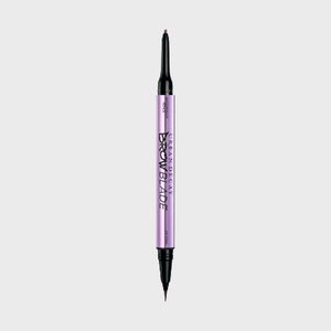 A dual-ended eyebrow pen labeled 
