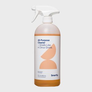 Spray bottle labeled 
