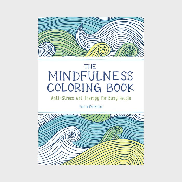Book cover displays swirling waves illustration; title reads 