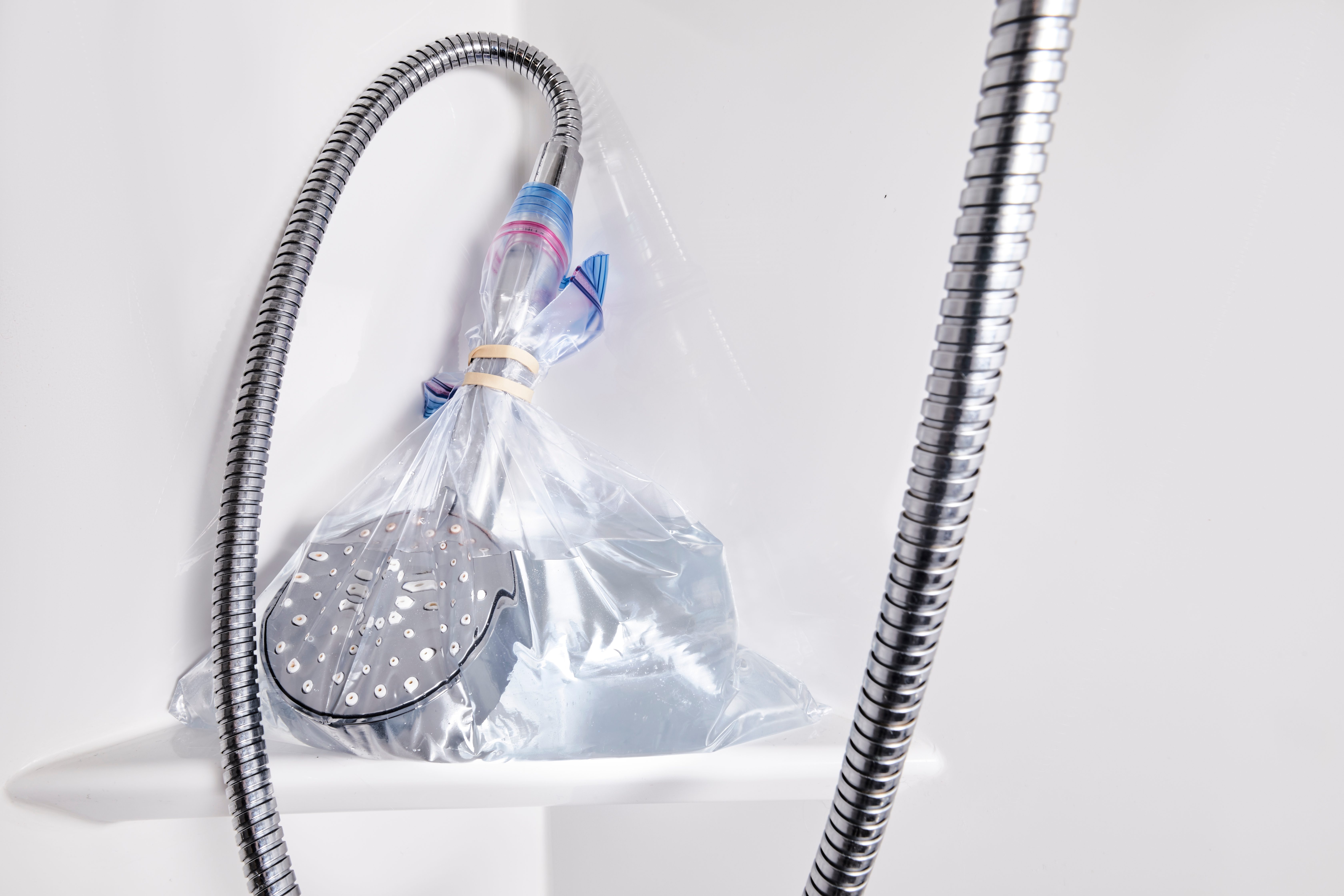 deep cleaning shower head