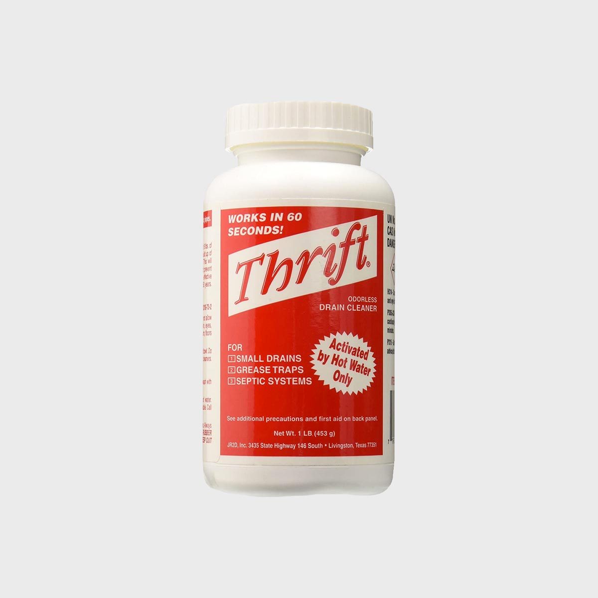 Thrift Alkaline Based Granular Drain Cleaner