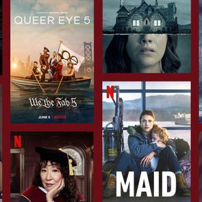 Collage of various Netflix show posters featuring dramatic, comedic, and suspenseful themes, each with distinct imagery and titles.