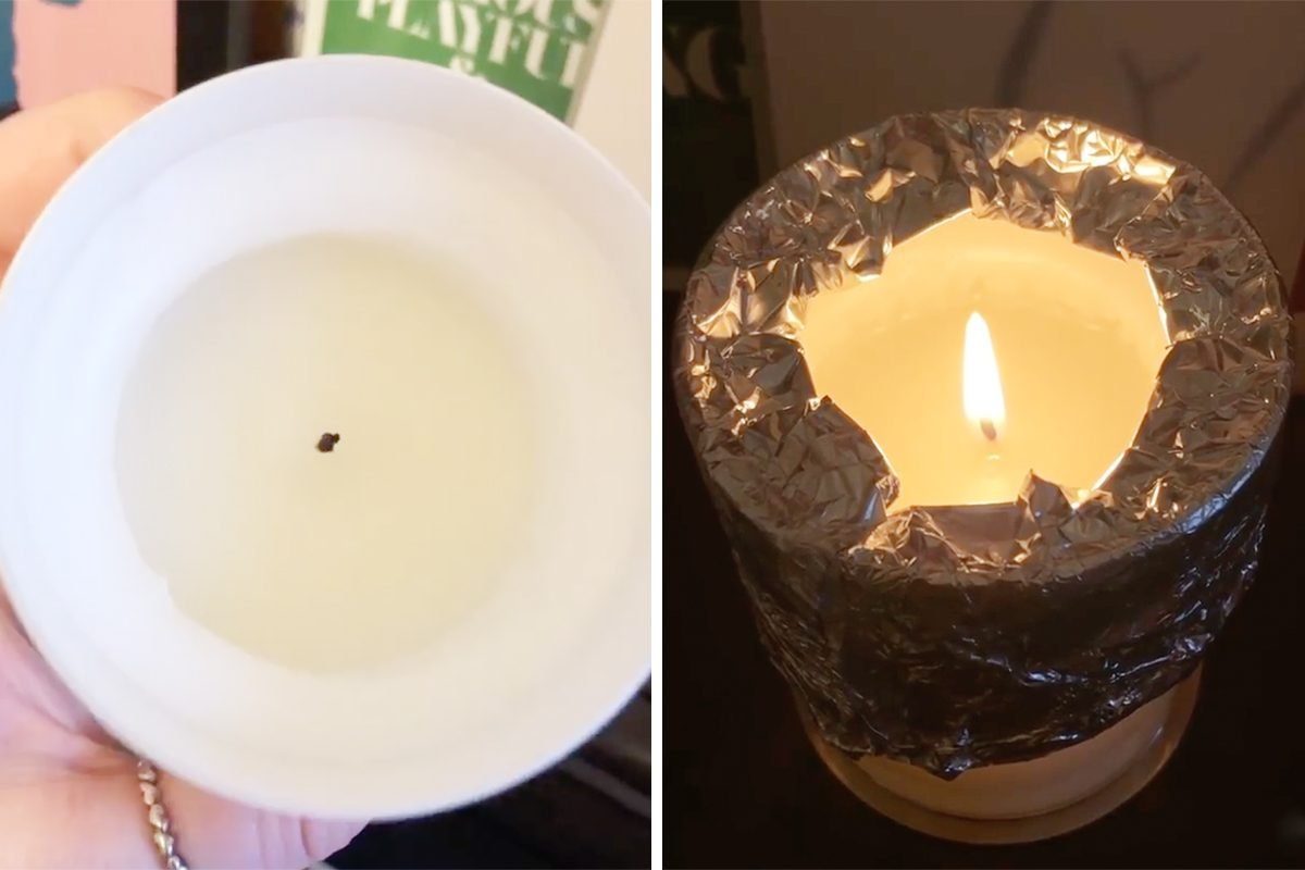 Here’s Why You Should Put Aluminum Foil on the Edge of Your Candle