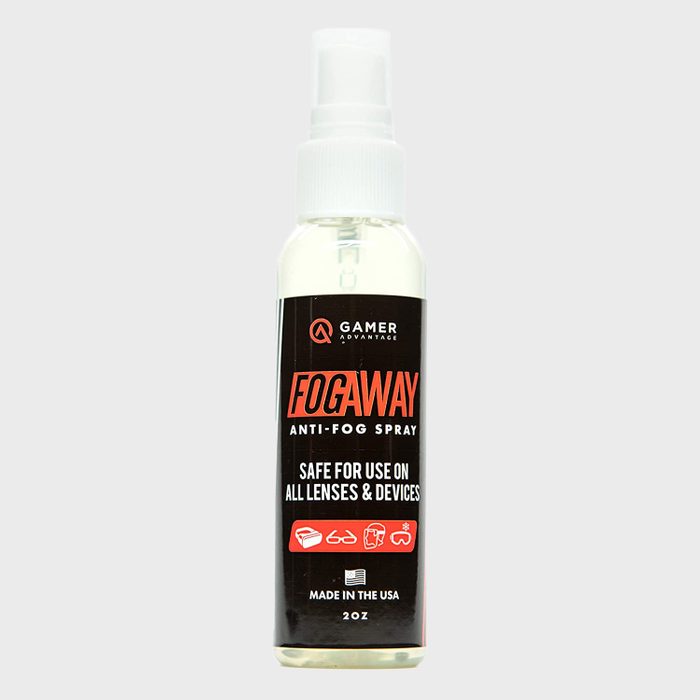 Spray bottle labeled 