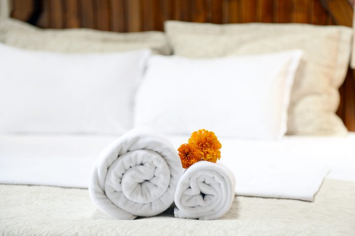 hotel towel