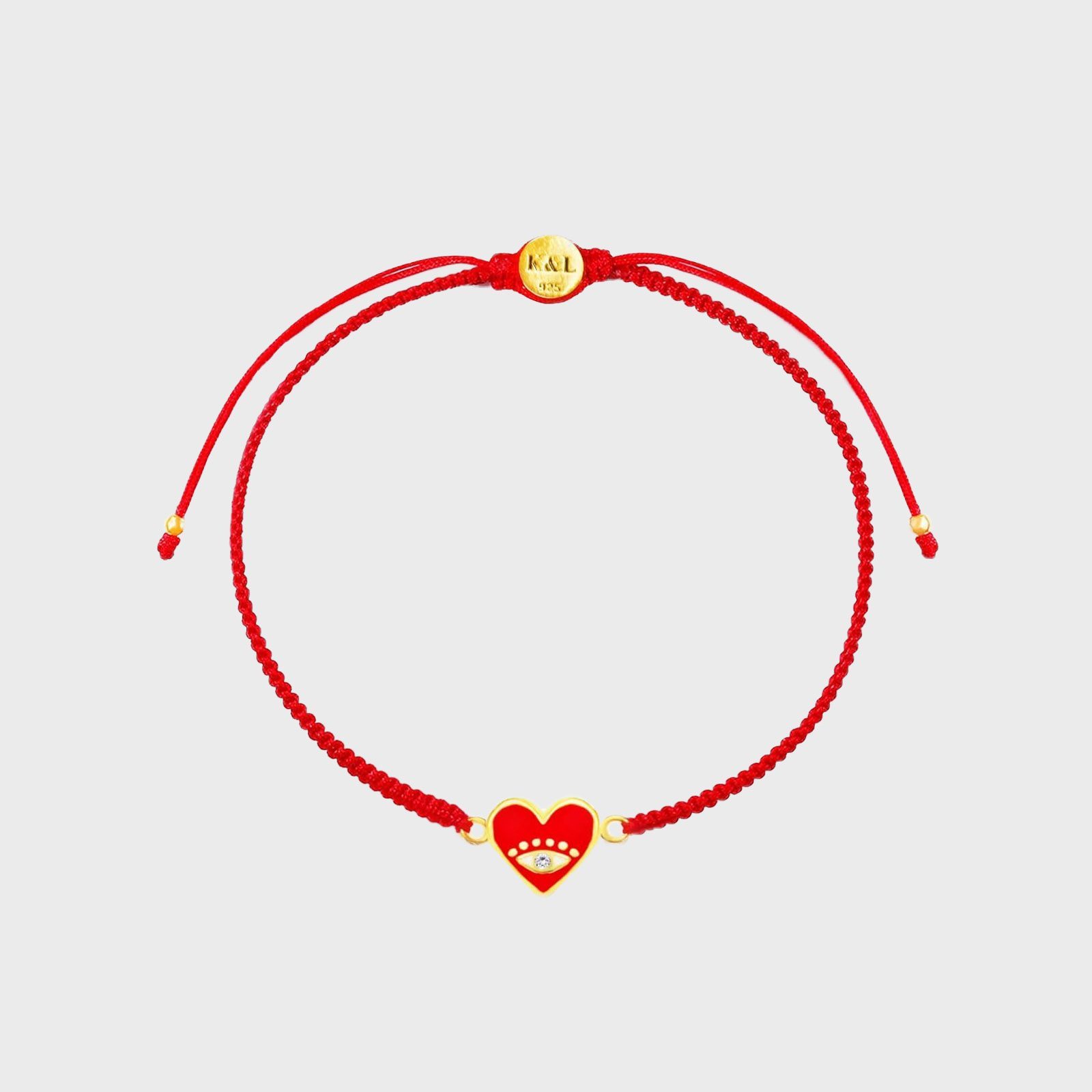 Karma And Luck Evil Eye Heart Charm Red String Bracelet Ecomm 