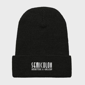 Black beanie with 