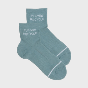 Blue socks display 