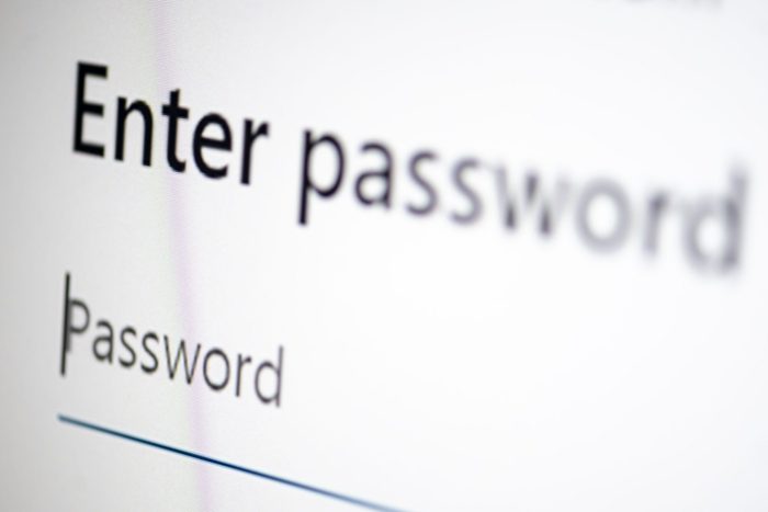 "Change your password" tag