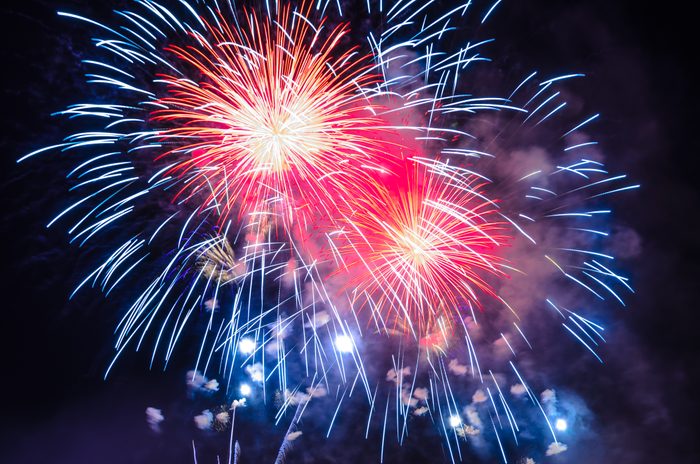 Firework Background - 4th July Independence day celebration