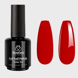 Nail polish bottle labeled 
