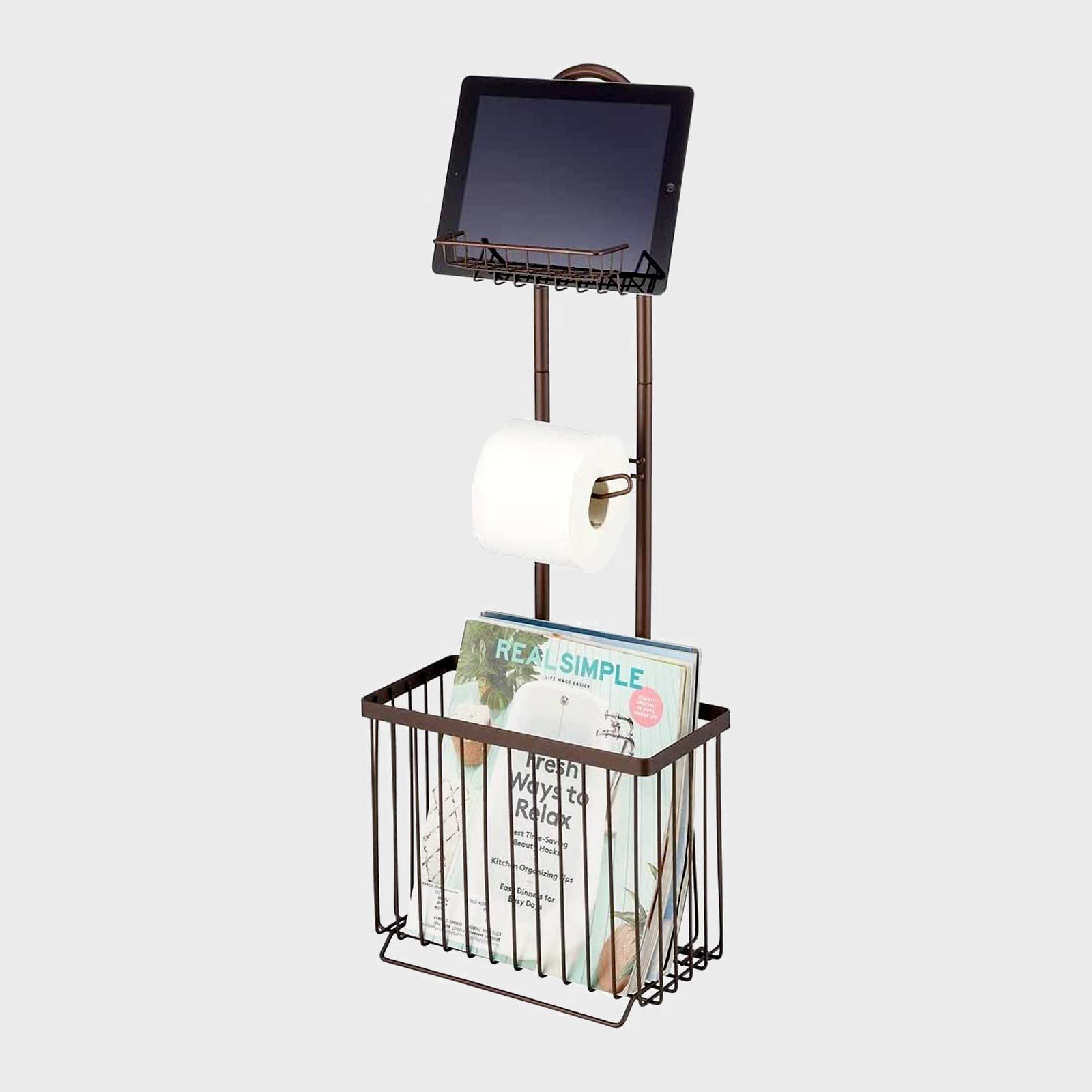 Rd Ecomm Mdesign Free Standing Toilet Paper Holder Stand And Dispenser Via Amazon.com