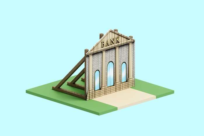 Fake bank 3d model