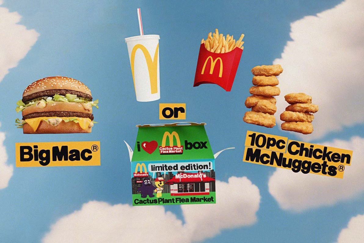 Toh 3 2 Cactus Plant Flea Market X Mcdonalds Box W Food Items Courtesy Mcdonalds Rd Syndication