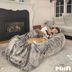 Human-Sized Dog Beds are Real and They're a Surprisingly Great Way to Snuggle Your Pup