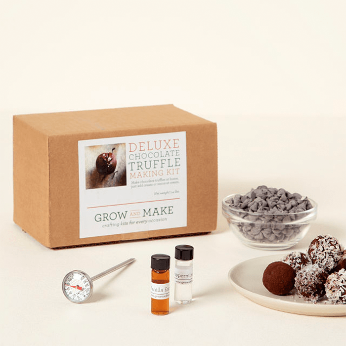 Make Your Own Chocolate Truffles Kit Ecomm Via Uncommongoods.com
