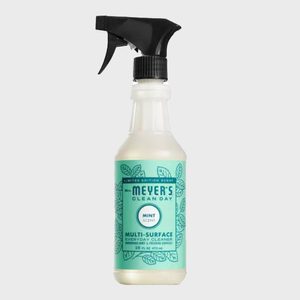 Spray bottle labeled 