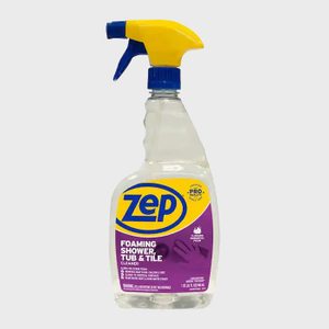 Spray bottle labeled 