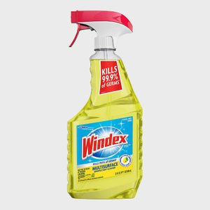 A spray bottle labeled 