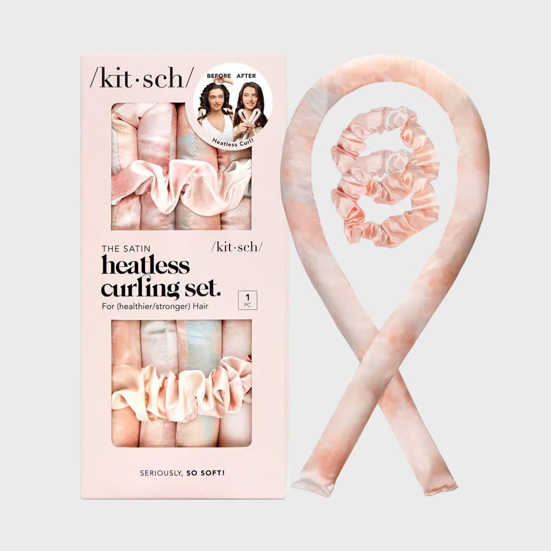 Satin Heatless Curling Set 