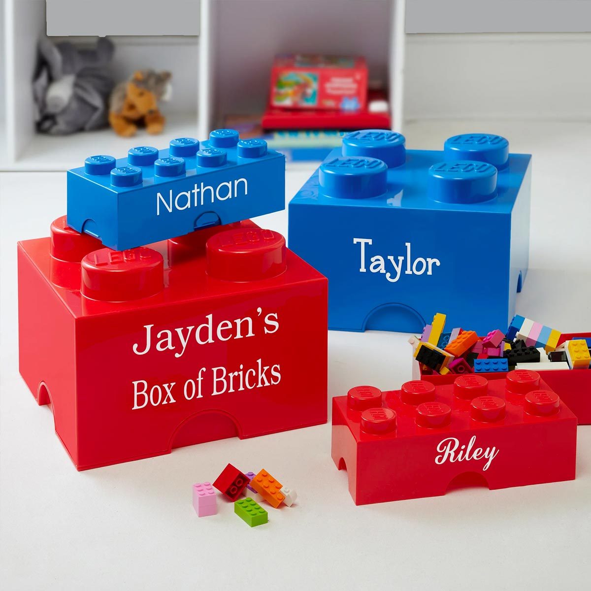 Personalized Lego Storage Brick 