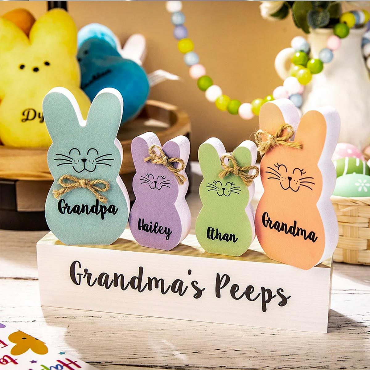 Wooden Easter Bunnies 