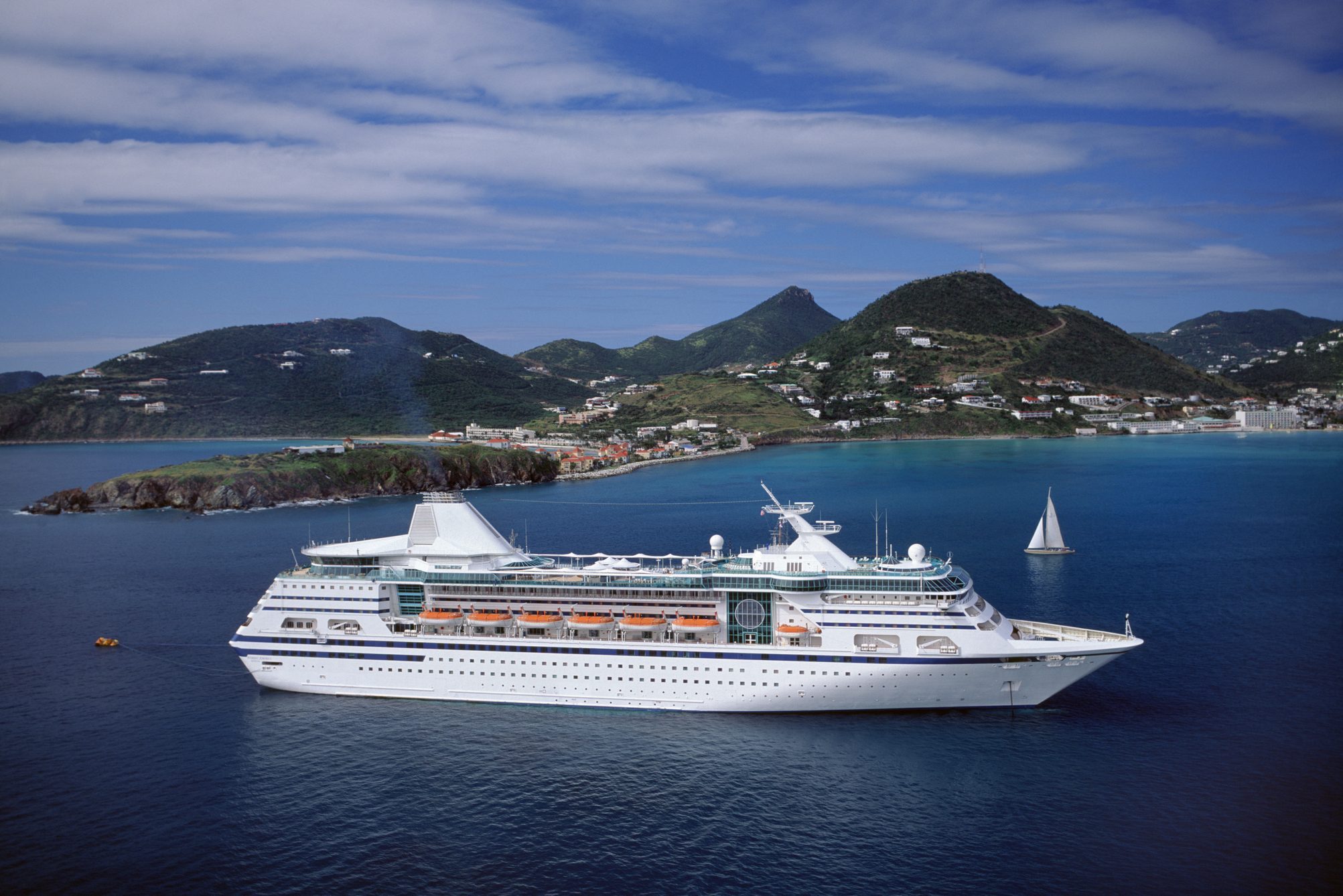 Cruise Ship at Philipsburg
