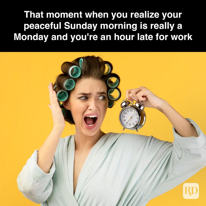 40 That Moment When You Realize Your Peaceful Sunday Morning Is Really A Monday And You're An Hour Late For Work Gettyimages 1384857688
