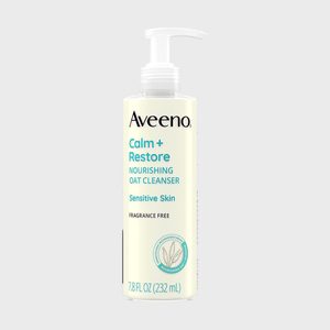 Bottle dispenses cleanser, labeled 