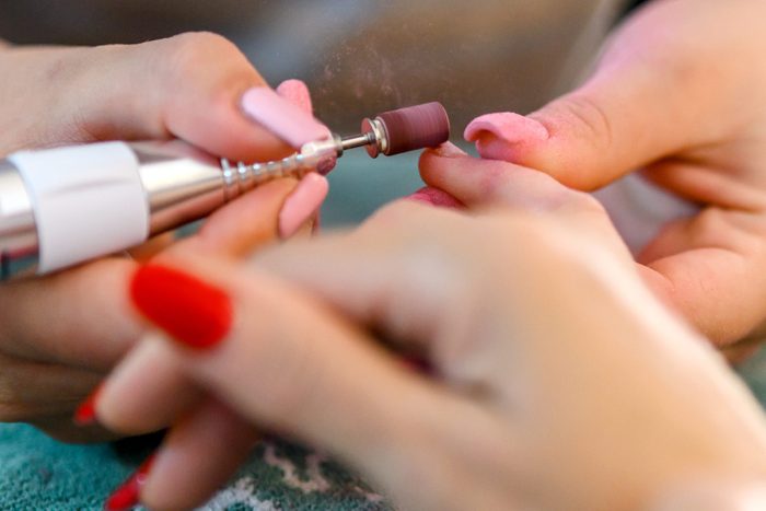 Making a manicure