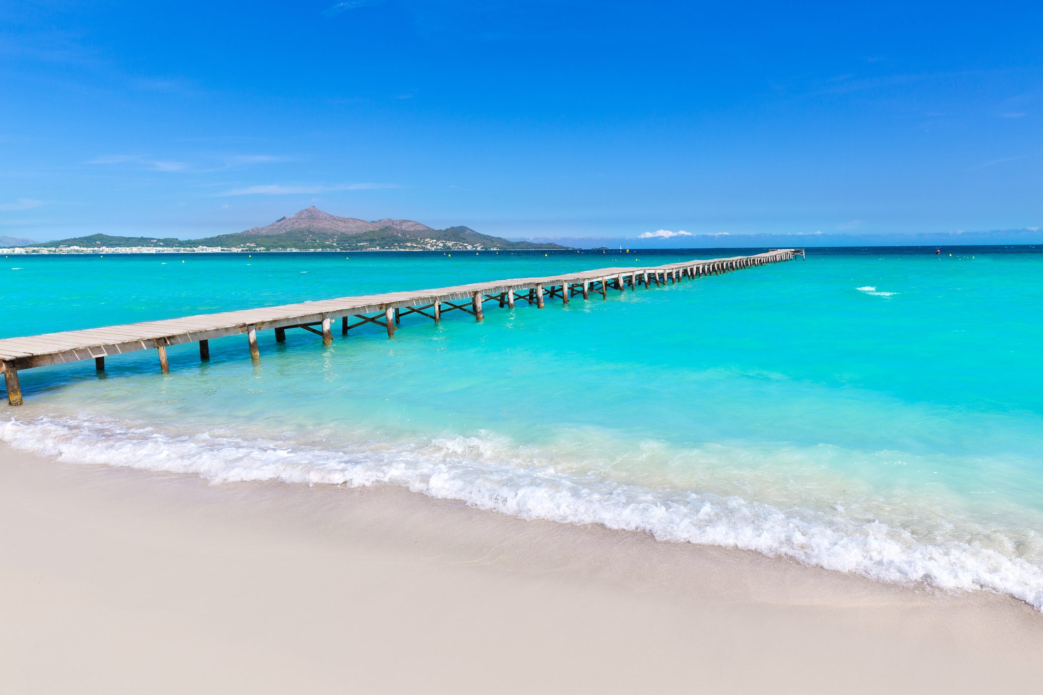 Majorca Platja de Muro beach Alcudia bay Mallorca