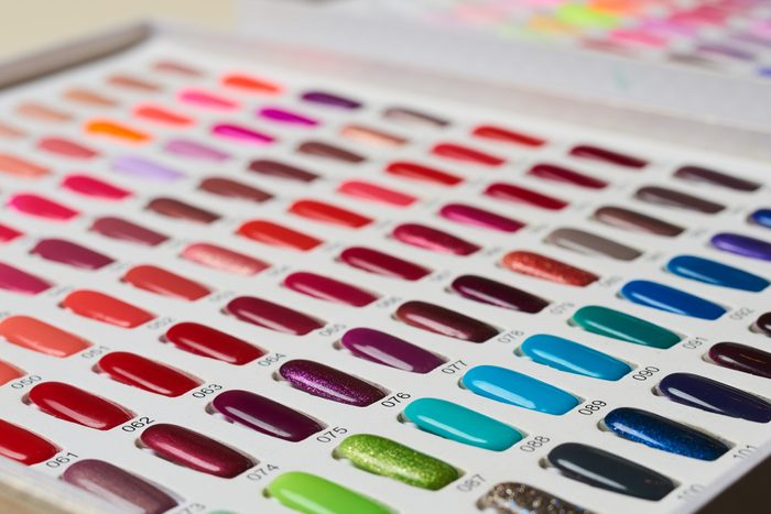 samples of nails colors