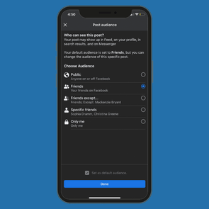 Smartphone screen showing a 