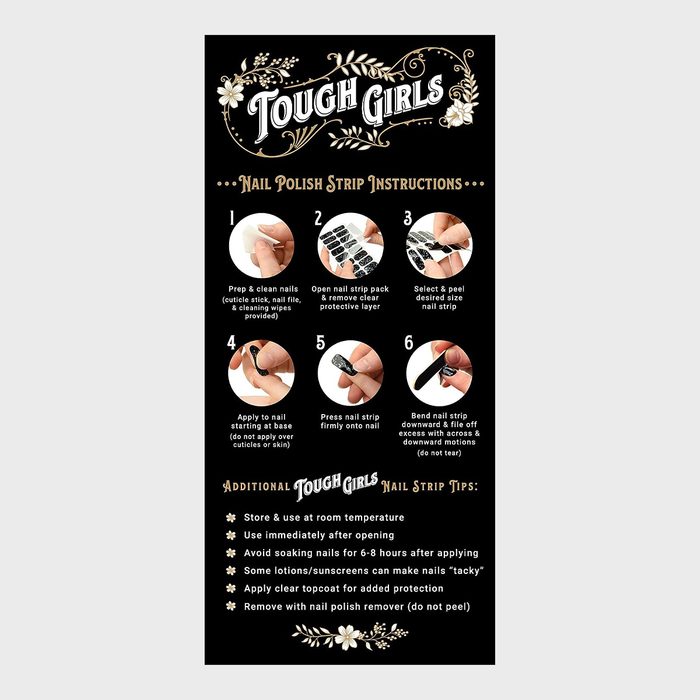 Tough Girls Nail Polish Strips In Nude