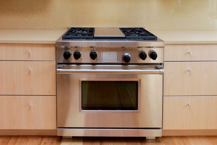 oven in the kitchen