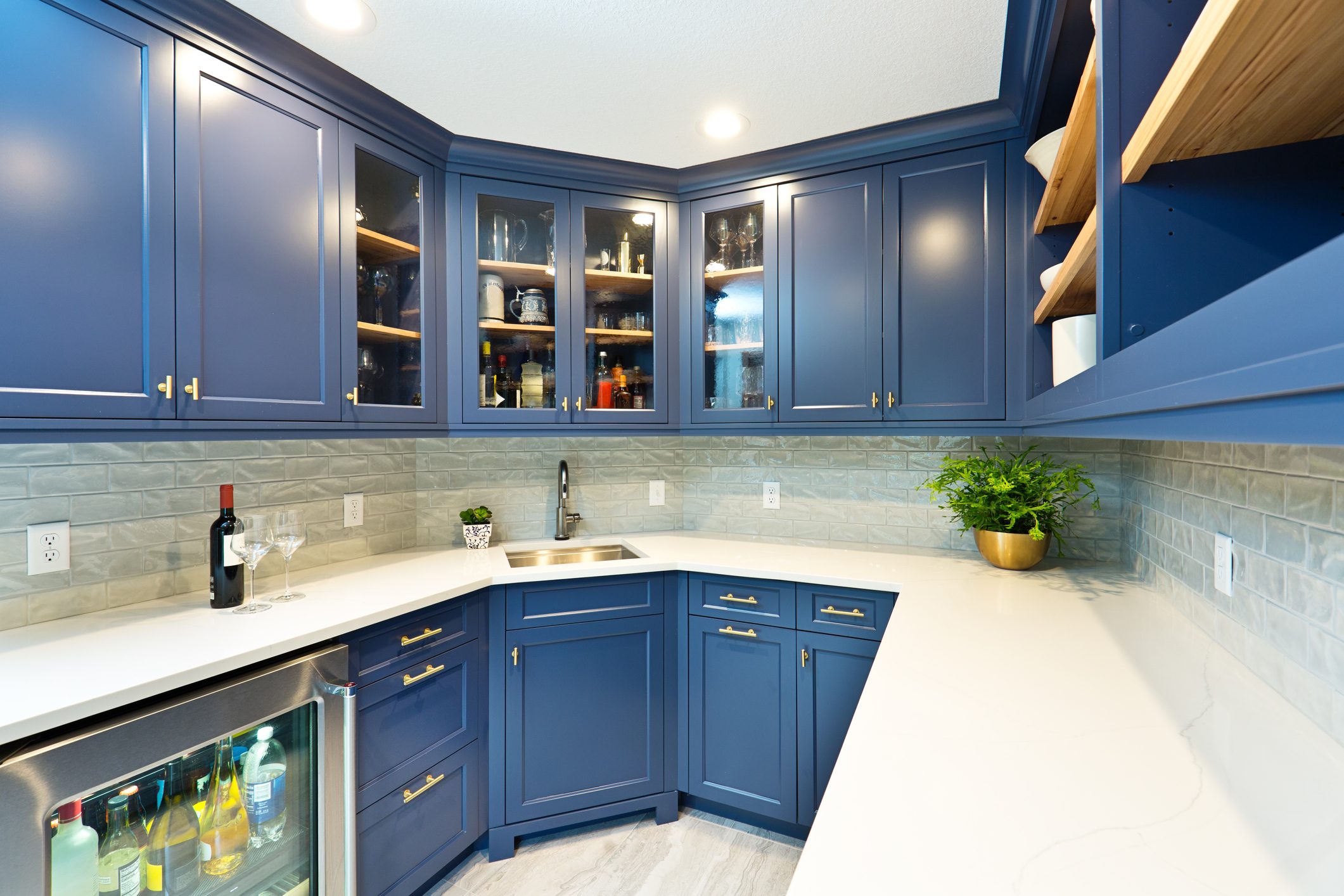 Neat and Tidy Bar Pantry Room