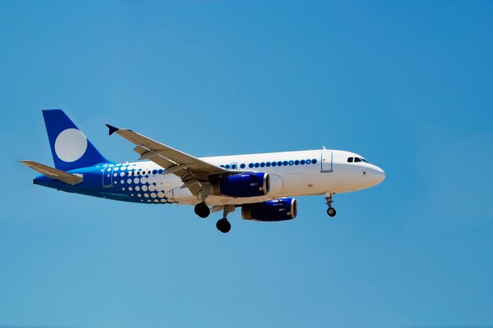Airplane in flight