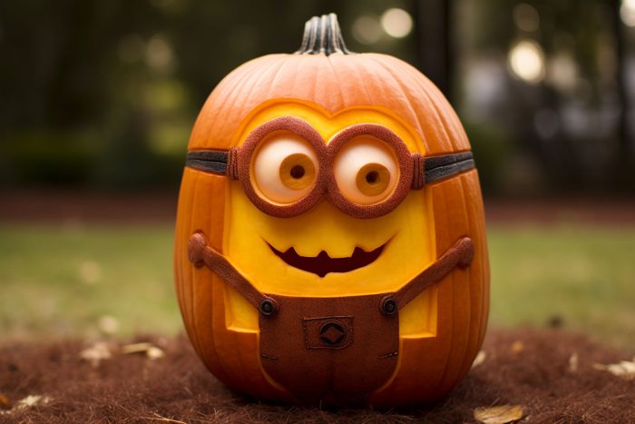 minion jackolantern created by AI