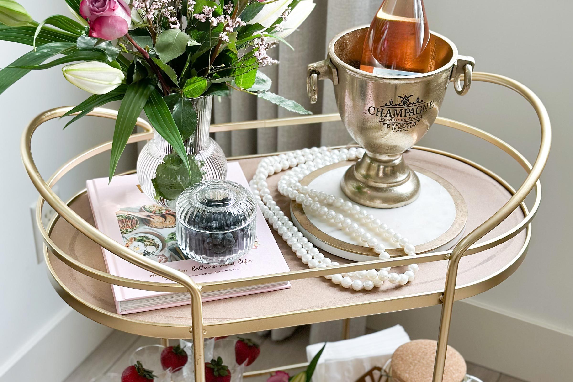 themed kitchen cart