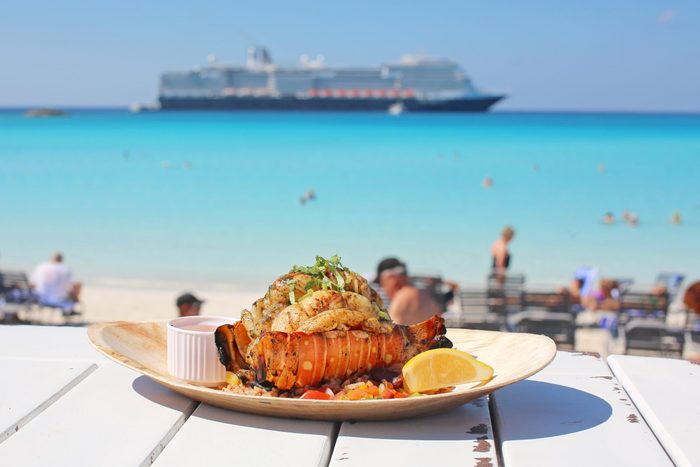 lobster on a Caribbean cruise